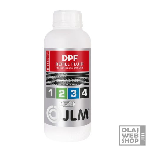 JLM Diesel DPF utántöltő folyadék GEN 1,2,3,4 1L