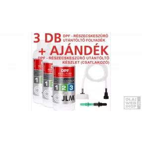   JLM Diesel DPF utántöltő folyadék GEN 1,2,3,4 + adapter *csomag