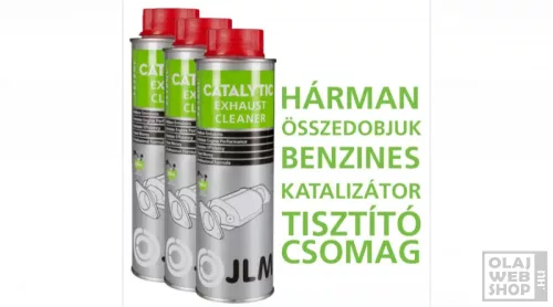 JLM Benzines katalizátoros kipufogórendszer tisztító *csomag
