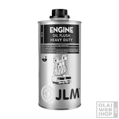 JLM Oil Engine Oil Flush HD motorolaj öblítő adalék teherautóhoz 1L