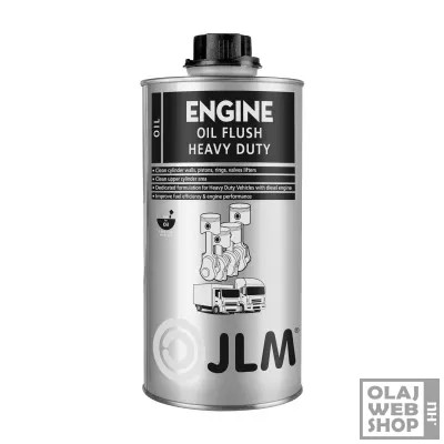 JLM Oil Engine Oil Flush HD motorolaj öblítő adalék teherautóhoz 1L