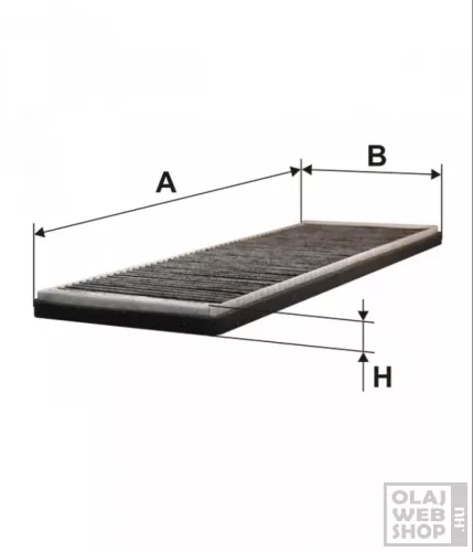 Filtron aktívszenes pollenszűrő K1000A