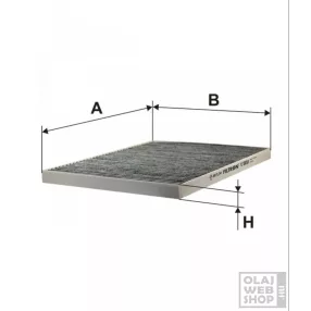 Filtron aktívszenes pollenszűrő K1001A