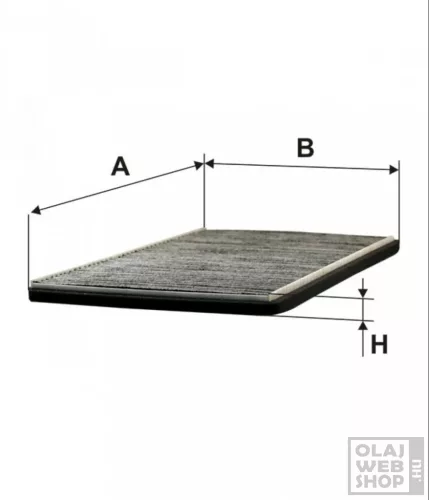 Filtron aktívszenes pollenszűrő K1002A