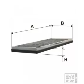 Filtron aktívszenes pollenszűrő K1004A