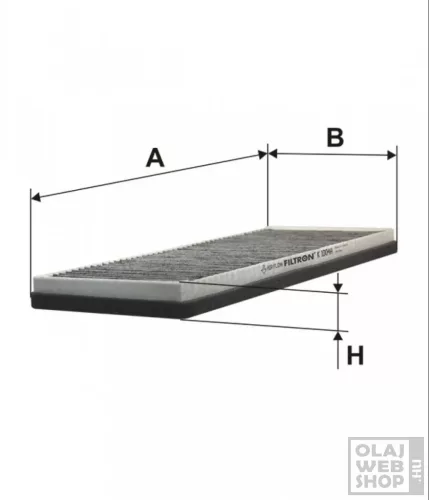 Filtron aktívszenes pollenszűrő K1004A