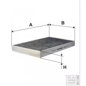 Filtron aktívszenes pollenszűrő K1032A