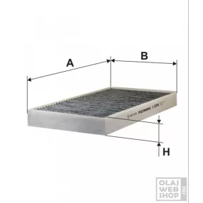 Filtron aktívszenes pollenszűrő K1035A