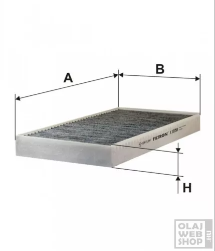 Filtron aktívszenes pollenszűrő K1035A