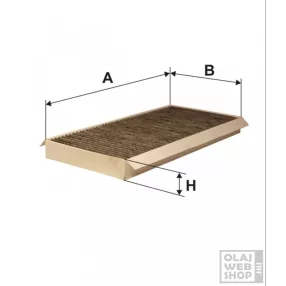 Filtron aktívszenes pollenszűrő K1054A