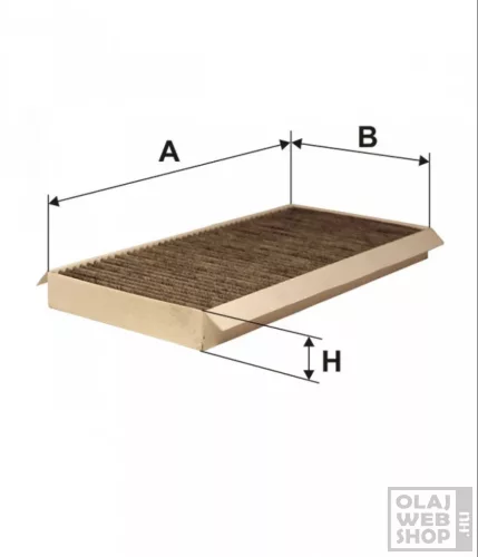 Filtron aktívszenes pollenszűrő K1054A