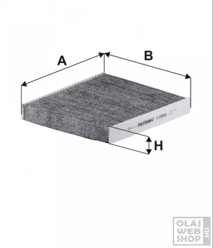 Filtron aktívszenes pollenszűrő K1060A