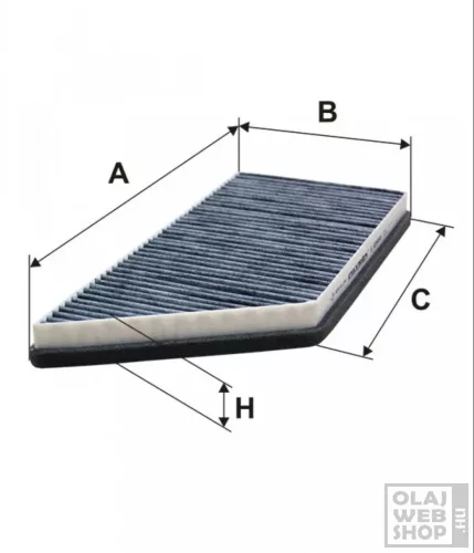 Filtron aktívszenes pollenszűrő K1066A