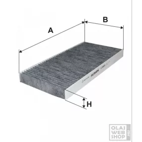 Filtron aktívszenes pollenszűrő K1081A