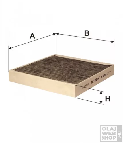 Filtron aktívszenes pollenszűrő K1089A