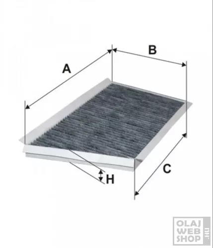 Filtron aktívszenes pollenszűrő K1106A