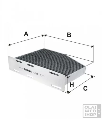 Filtron aktívszenes pollenszűrő K1111A