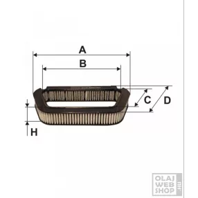 Filtron aktívszenes pollenszűrő K1118A