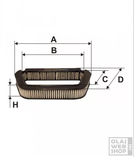 Filtron aktívszenes pollenszűrő K1118A