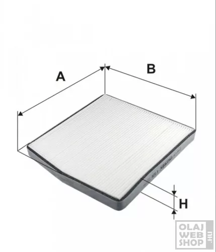 Filtron pollenszűrő K1126