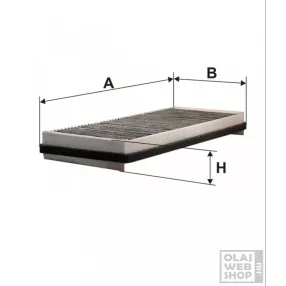 Filtron aktívszenes pollenszűrő K1131A