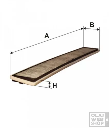 Filtron aktívszenes pollenszűrő K1136A