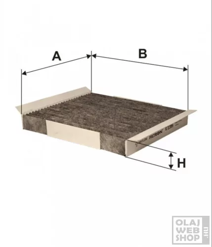 Filtron aktívszenes pollenszűrő K1138A