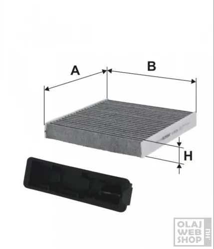 Filtron aktívszenes pollenszűrő K1152A