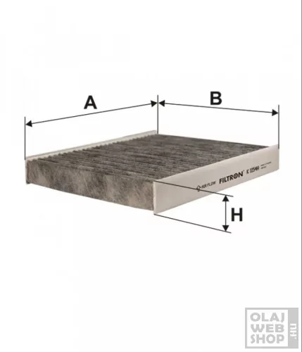 Filtron aktívszenes pollenszűrő K1154A