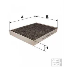 Filtron aktívszenes pollenszűrő K1155A
