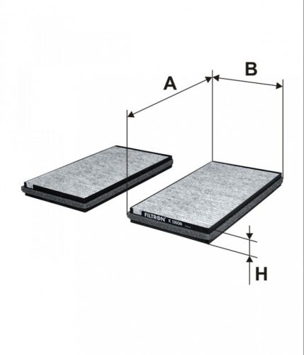 Filtron aktívszenes pollenszűrő K1160A-2X