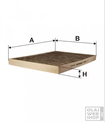 Filtron aktívszenes pollenszűrő K1168A