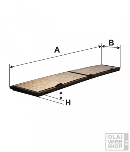 Filtron aktívszenes pollenszűrő K1169A