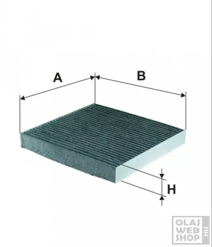 Filtron aktívszenes pollenszűrő K1187A