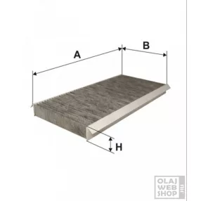 Filtron aktívszenes pollenszűrő K1202A