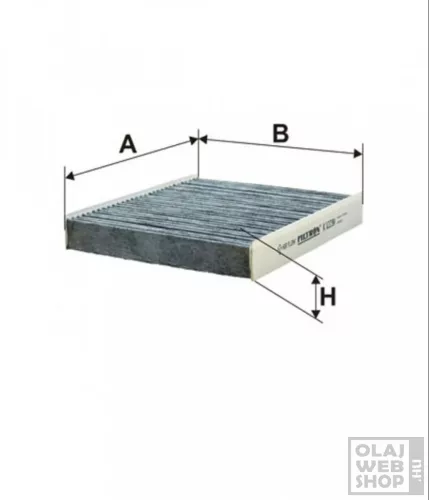 Filtron aktívszenes pollenszűrő K1223A