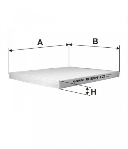 Filtron pollenszűrő K1231