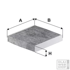 Filtron aktívszenes pollenszűrő K1236A