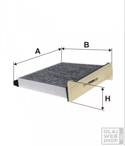 Filtron aktívszenes pollenszűrő K1240A