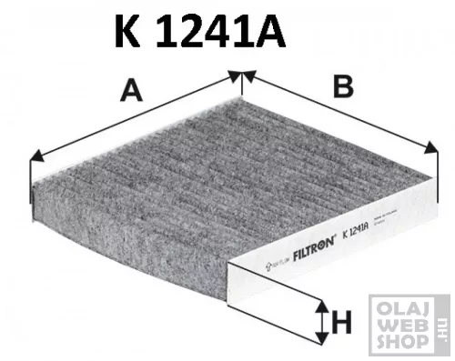 Filtron aktívszenes pollenszűrő K1241A