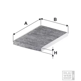 Filtron aktívszenes pollenszűrő K1245A
