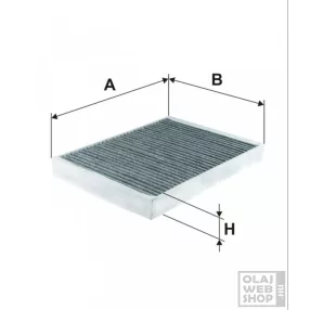 Filtron aktívszenes pollenszűrő K1247A