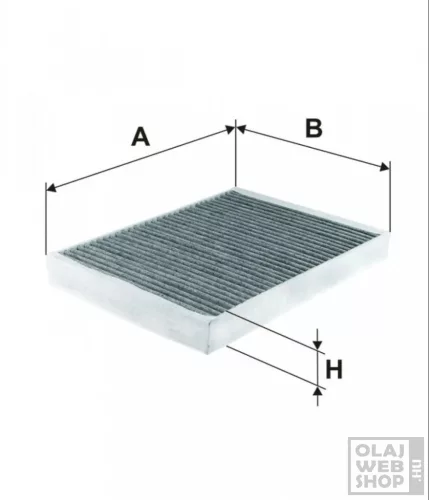 Filtron aktívszenes pollenszűrő K1247A