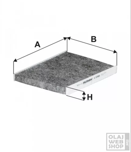 Filtron aktívszenes pollenszűrő K1251A