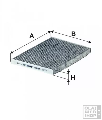 Filtron aktívszenes pollenszűrő K1255A