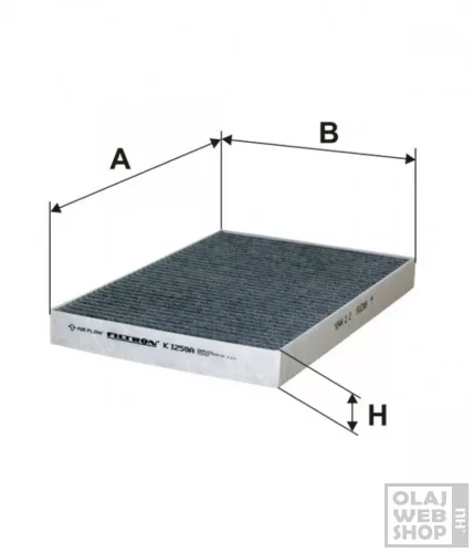 Filtron aktívszenes pollenszűrő K1259A