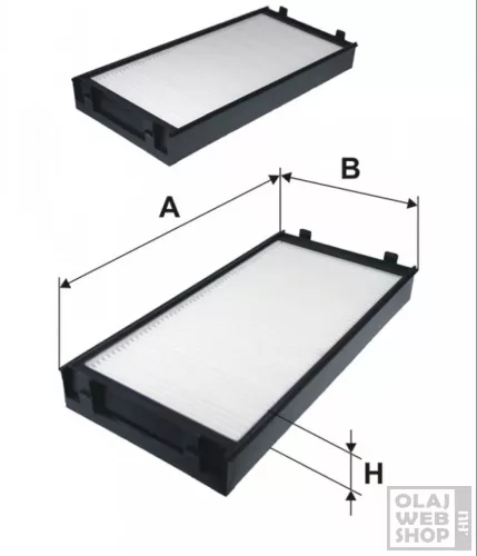 Filtron pollenszűrő K1270-2X