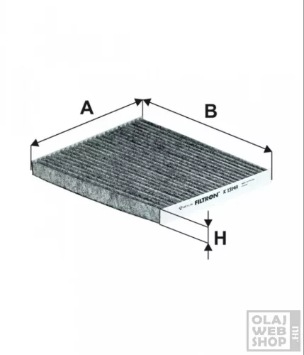 Filtron aktívszenes pollenszűrő K1314A
