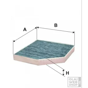 Filtron aktívszenes pollenszűrő K1318A