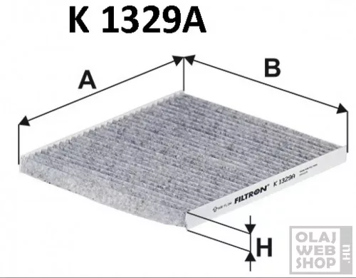 Filtron aktívszenes pollenszűrő K1329A